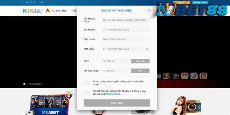 Đăng Ký Kubet88 - Hướng Dẫn Giải Đáp Thắc Mắc Khi Tạo Tài Khoản